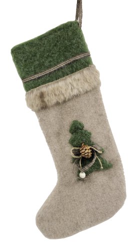 Hängesocke Weihnachten Grün