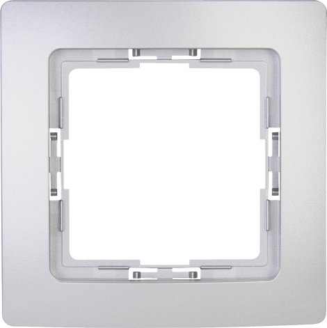 KOPP UP-Abdeckrahmen 1-fach Paris Silber