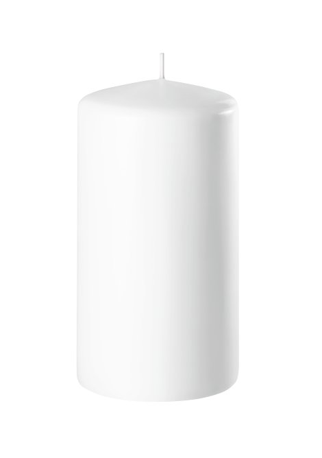 Stumpenkerze Weiß 200/70 mm