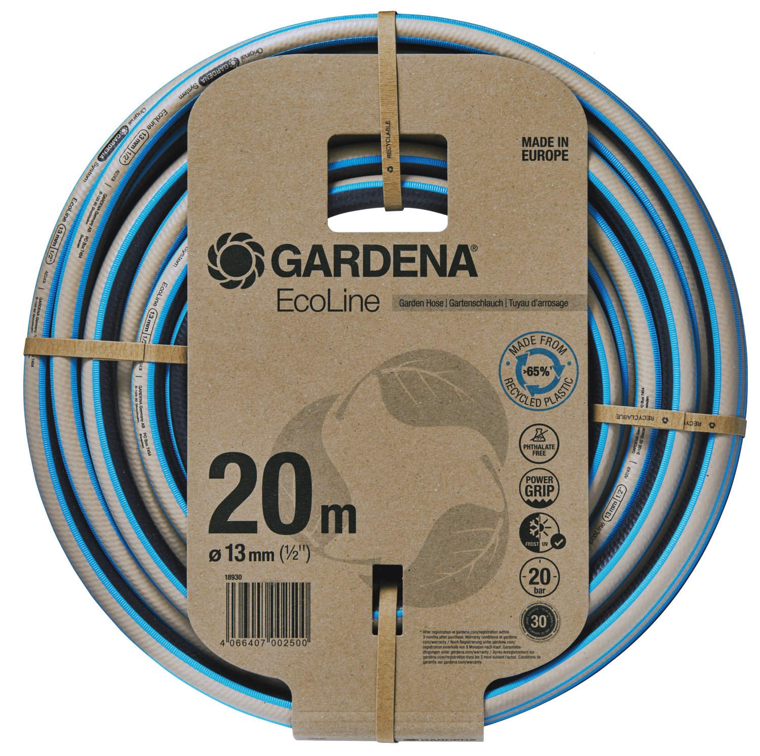 GARDENA Schlauch EcoLine 13 mm 1/2" 20 m