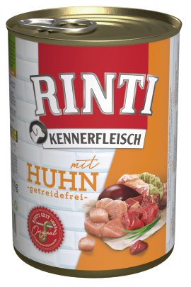 RINTI Hundenassfutter Kennerfleisch Huhn 400 g