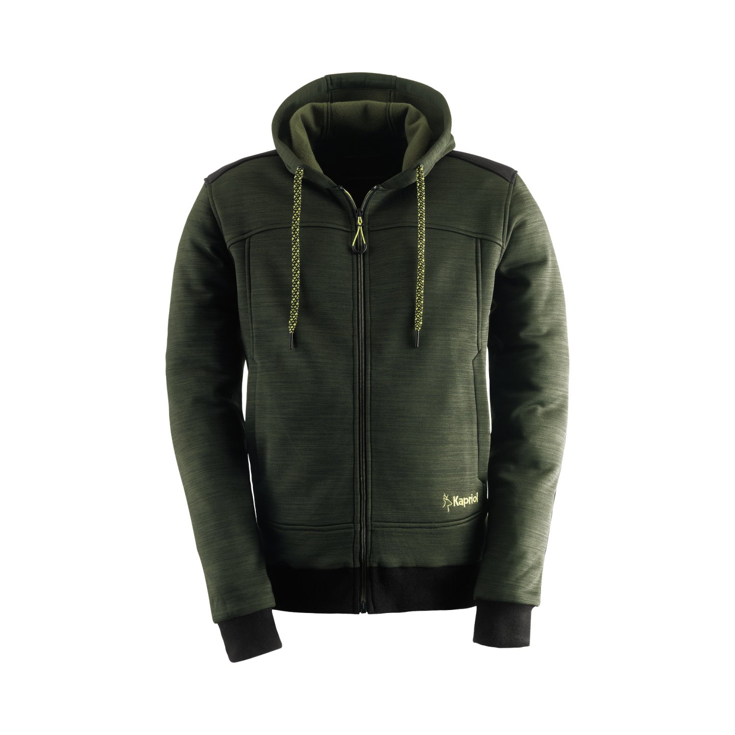 KAPRIOL Sweatjacke Slick mit Kapuze Grün M