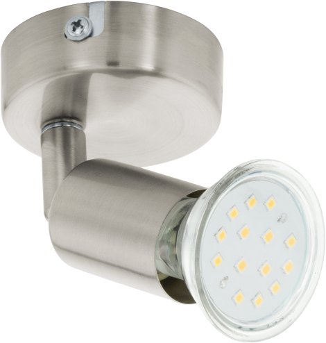 EGLO LED-Wandleuchte Buzz Nickel matt