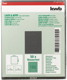KWB Schleifbogen wasserfest K180