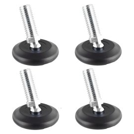 WAGNER Verstellfuß drehbar Schwarz 10x25 mm