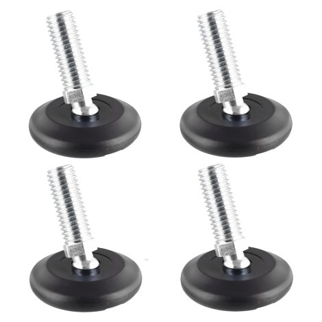 WAGNER Verstellfuß drehbar Schwarz 10x25 mm