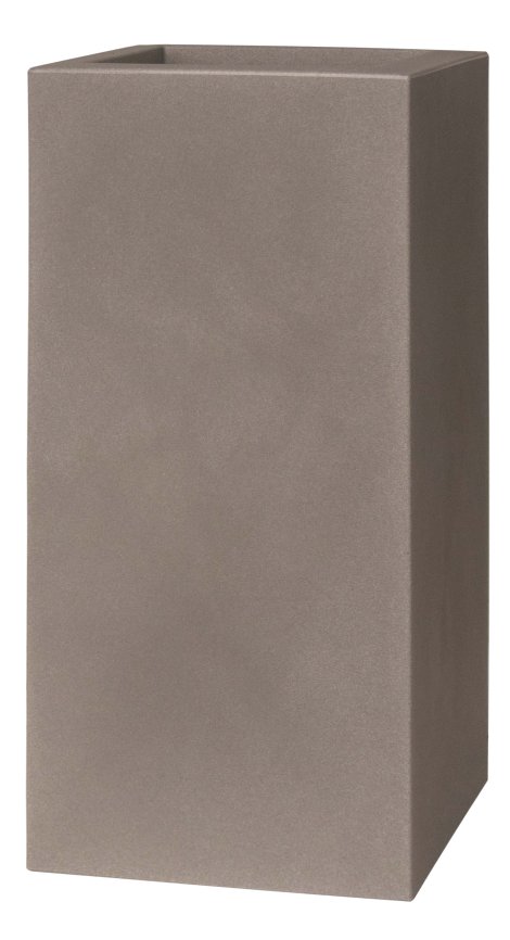 EURO3PLAST Pflanzenkasten Kube High Zement 23 l, 40x40x71 cm