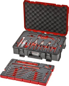 EINHELL Werkzeugkoffer E-Case Umzug 79-tlg.