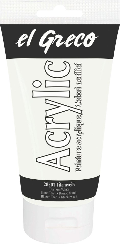 KREUL Acrylfarbe el Greco Titanweiß 150 ml