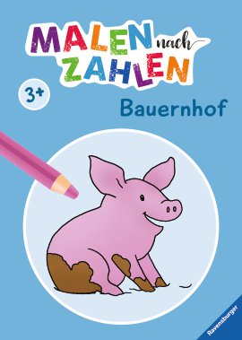 RAVENSBURGER Buch Malen nach Zahlen Bauernhof