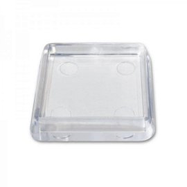 SUKI Möbeluntersetzer Glasklar 50x50 mm, 4 Stk.