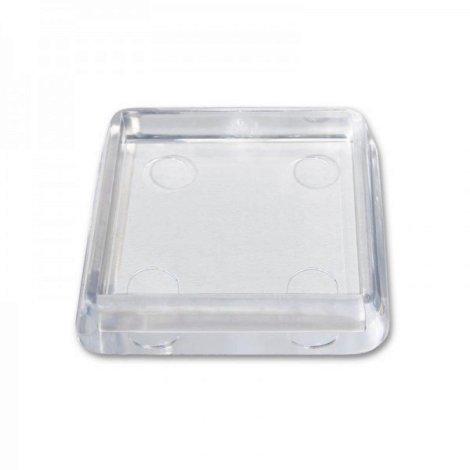 SUKI Möbeluntersetzer Glasklar 50x50 mm, 4 Stk.