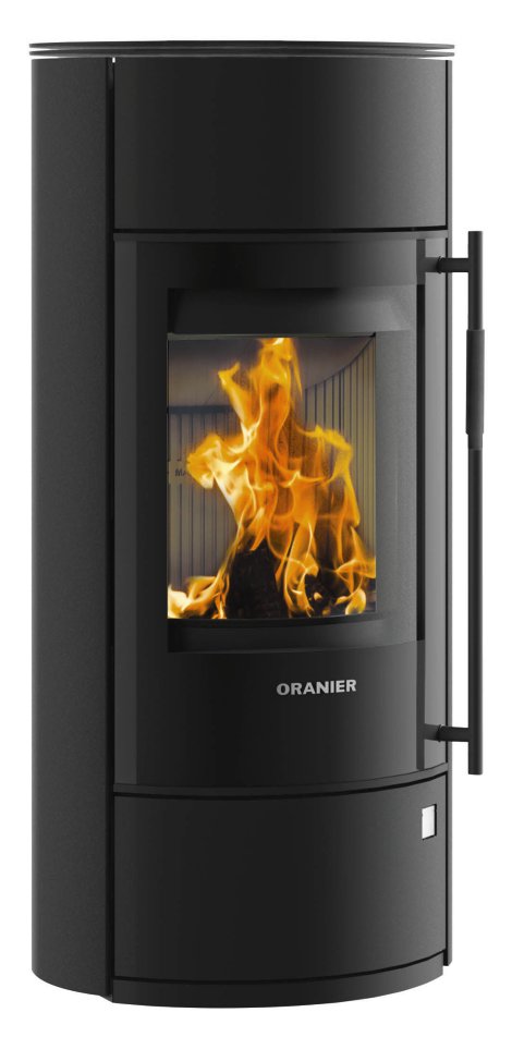 ORANIER Kaminofen Polar Neo Blackline Schwarz 6,5 kW