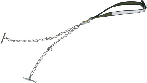 Kettenteil doppelt mit Sicherheitsverschluss klein und Knebel