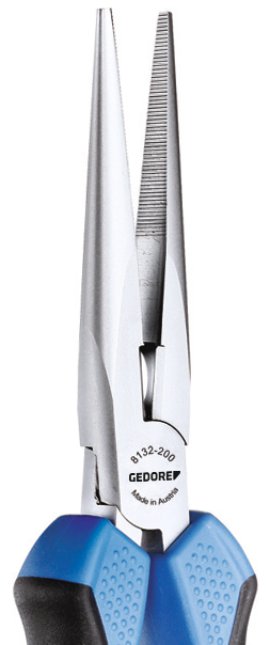 GEDORE Flachrundzange 2K-Griff gerade 200 mm