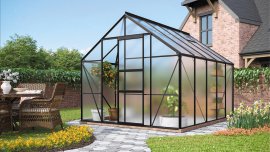 VITAVIA Gewächshaus Merkur HKP 6 mm Schwarz