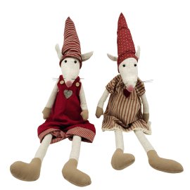 Dekofigur Maus Rot (sortiert)