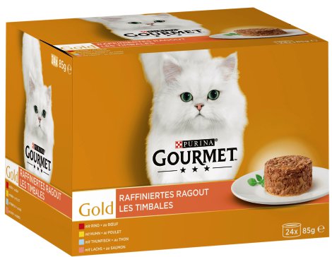 GOURMET Gold Raffiniertes Ragout 24x85 g