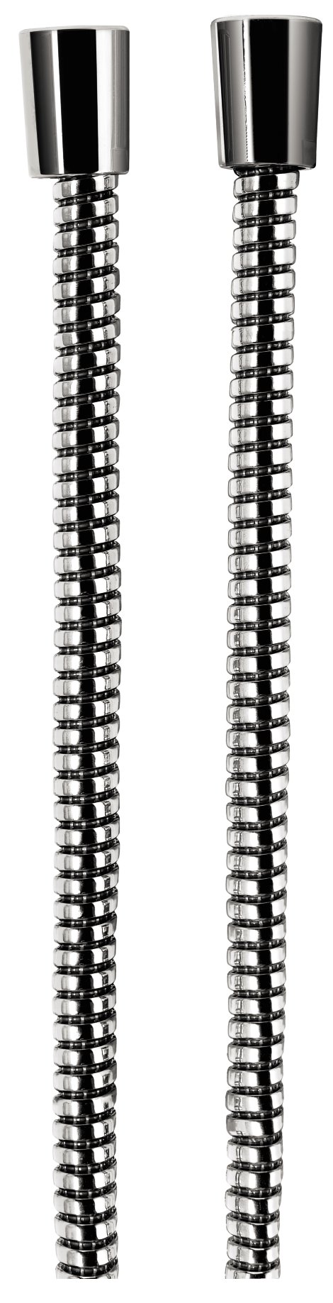 CORNAT Brauseschlauch Kunststoff Chromfarben 1/2" AG 2 m