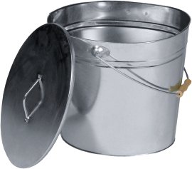 LIENBACHER Asche-Eimer verzinkt