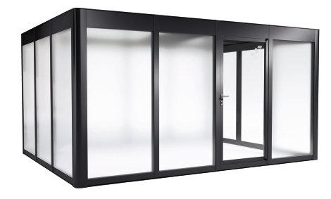 SUNELEMENTS Gewächshaus Sungarden Deluxe 4.3 Anthrazit Metallic 5 mm