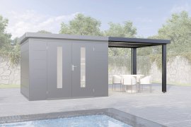 WOLFF FINNHAUS Terrasse 3024 Anthrazit