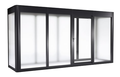 SUNELEMENTS Gewächshaus Sungarden Deluxe 4.1 Anthrazit Metallic 5 mm