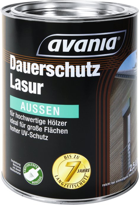AVANIA Dauerschutz Lasur Nussbaum 375 ml