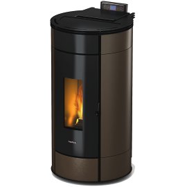 FREEPOINT Pelletofen Globe (Verkleidung: Stahl Moka) 11 kW
