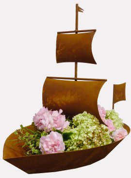 Pflanzgefäß Schiff