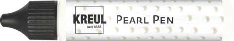 KREUL Stoffmalfarbe Pearl Pen Weiß 29 ml