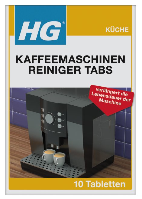 HG Universelle Reinigungstabletten für Kaffeemaschinen