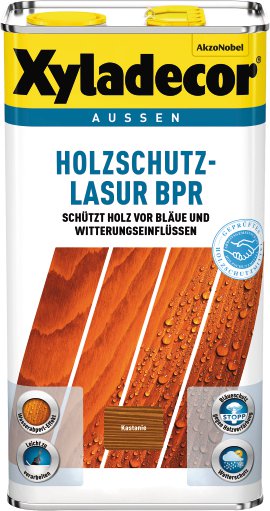 XYLADECOR Holzschutzlasur Kastanie 5l