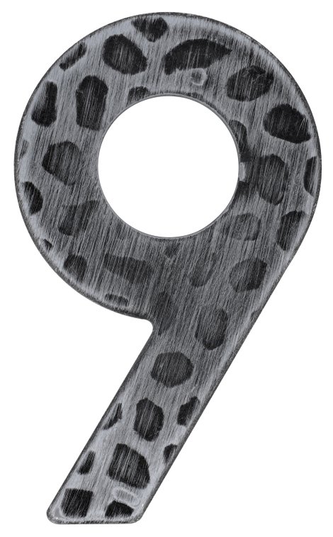 ALPERTEC Hausnummer 9 Eisen 120x55 mm