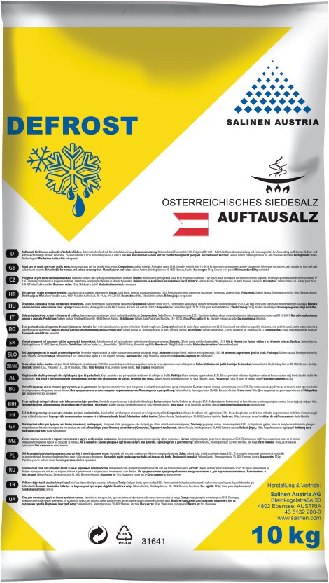 DEFROST Auftausalz 10 kg/Sack