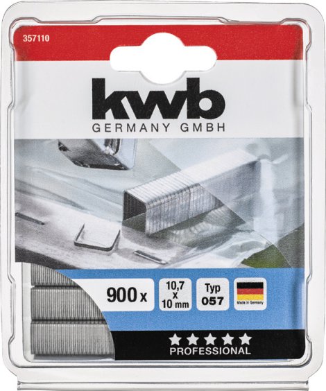 KWB Heftklammer Typ 057/C Stahl 10 mm