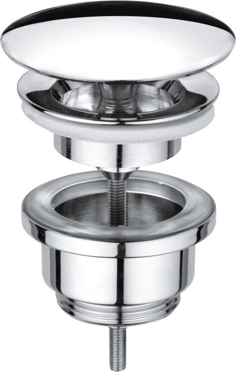 CORNAT Permanent-Ablauf Chrom 1 1/4" AG