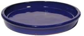 Untersetzer rund Blau 33 cm
