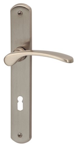 ALPERTEC Türbeschlag Amos-LS Messing Edelstahlfarbig satiniert BB