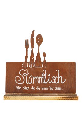 Schild Stammtisch 30x30 cm (BxH)