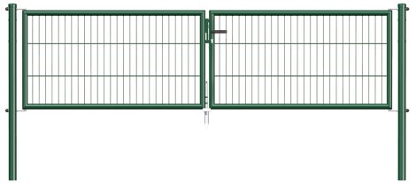 ALBERTS Stabgitter Einzeltor Anthrazit Grün 2988x0,75 mm
