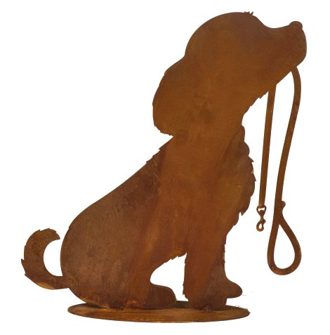 Gartenfigur Hund Rocki 27x30 cm (BxH)
