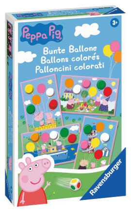 RAVENSBURGER Spiel Peppa Pig Bunte Ballone