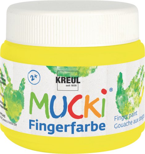 KREUL Fingerfarbe Quietschgelb 150 ml
