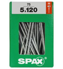 SPAX Schraube Senkkopf TRX 5,0x120 mm XXL 75 Stk.