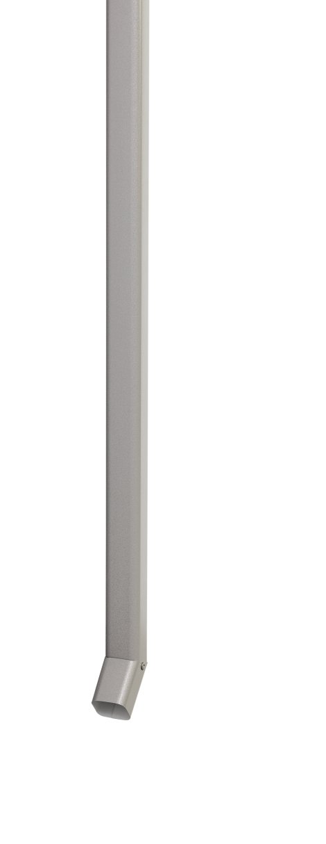 BIOHORT Regenfallrohr-Set für Gerätehaus AvantGarde®, Quarzgrau-Metallic