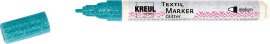 KREUL Stoffmalstift Texi Mäx Glitter für helle/dunkle Stoffe Türkis