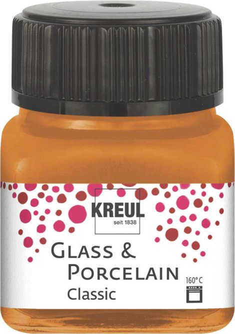 KREUL Malfarbe Glass & Porcelain Classic Metallic-Goldbronze 20 ml
