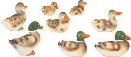 Krippenfigur Ente sortiert 3cm
