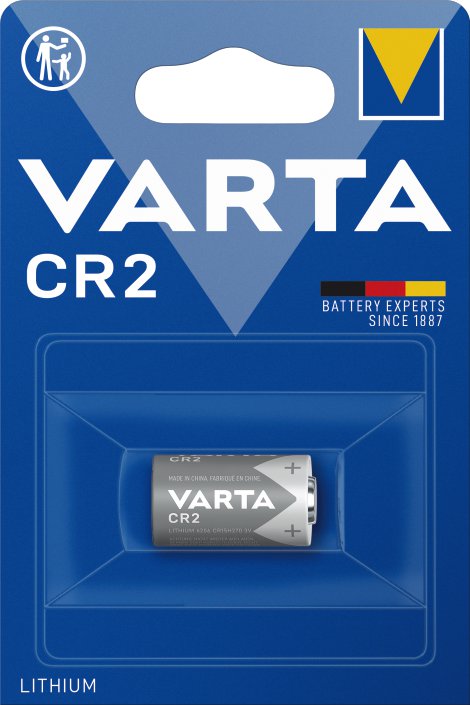 VARTA Zylindrische Lithium-Fotobatterie CR2 CR15H270 3V 1er Pack